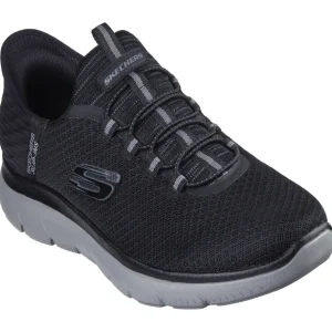 Skechers Mens Black/Charcoal Hands Free Slip-Ins Trainer 232457/BKCC