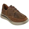 Skechers Mens Dark Tan Laced Casual Trainer 204473/CDB