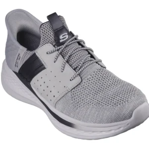 Skechers Mens Grey Hands Free Slip-Ins Relaxed Fit Trainer 210811/GRY