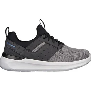 Skechers Mens Grey/Black Slip-On Trainer RADIUM 210620/GYBK