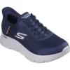 Skechers Mens Navy Hands Free Slip-Ins Trainer 216324/NVY