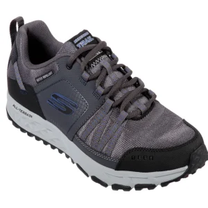 Skechers Mens Outdoor Trail Grey/Blue Walking Trainer 51591/CCBL