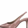 S.Oliver Ladies Old Rose Sling Back Heeled Shoe 29601-26 512