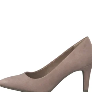 S.Oliver Ladies Rose Faux Suede Heeled Court Shoe 22411-39 512