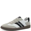 S.Oliver Ladies White Combination Gum Sole Laced Trainer 23652-44 110