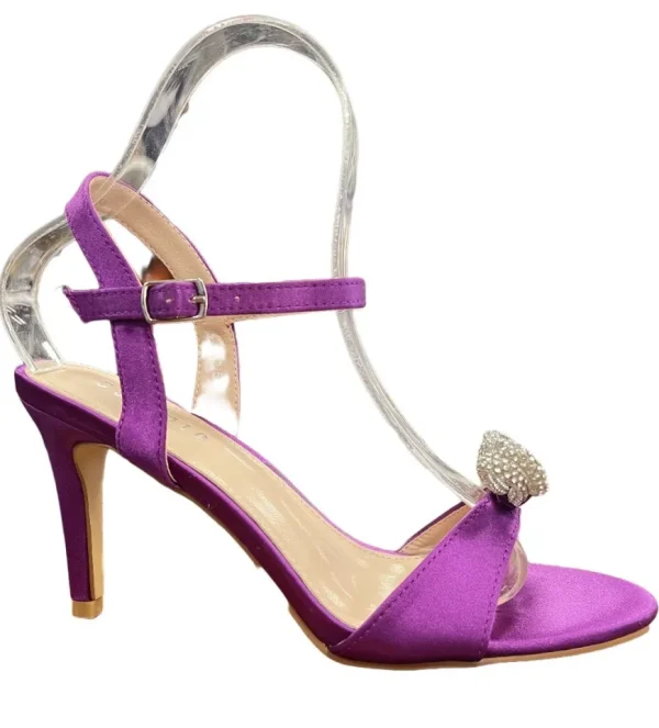 Sorento Ladies Purple Sling Back Heeled Sandal KILMARE