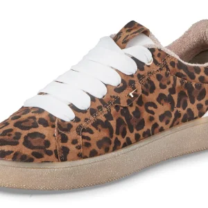 Tamaris Leopard Combination Gum Sole Trainer 1-23718-43-329