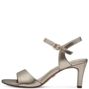 Tamaris Light Gold Slingback Heeled Sandal 28008-42 933