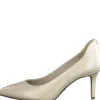 Tamaris Rose Pearl Heeled Court Shoe 22421-29 593