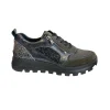 Waldläufer Ladies Grey/Black Multi Laced/Zip Trainer AJALA 993H01