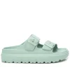 XTI Ladies Aqua Buckles Mule Sandal 142550