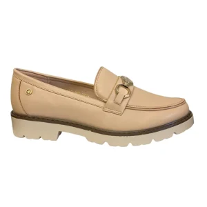 Zanni & Co Chiffon/Beige Lightweight Buckle Court Shoe SAPHIN ONE