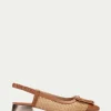 Hispanitas Ladies Tan/Natural Leather Sling Back Sandal 254046