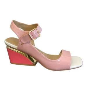 Kate Appleby Candy Block Patent Sling Back Sandal YAXLEY
