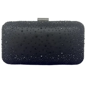 Lotus Ladies Black/Diamante Handbag LULE ULG002