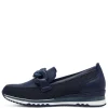 Marco Tozzi Navy Combination Chain Loafer Shoe 24720-44 890