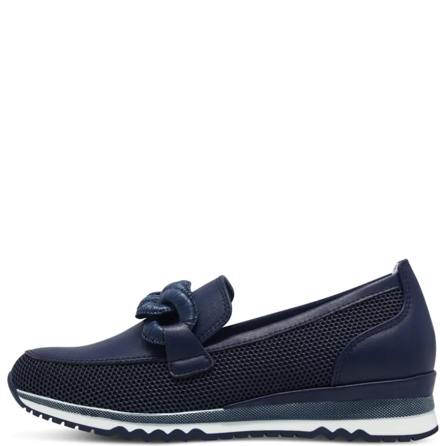 marco_tozzi_navy_combinat_0-2.webp Marco Tozzi Navy Combination Chain Loafer Shoe 24720-44 890
