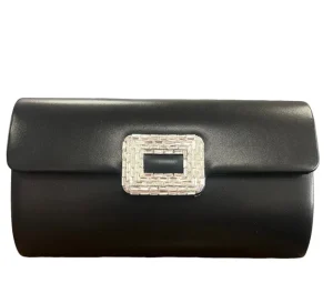 Menbur Black Jewelled Handbag 85464