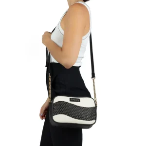 Remonte Black/Cream Combination Handbag Q0639-02