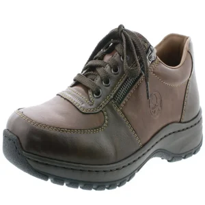 Rieker Mens Brown Laced/Zip Walking Shoe 03329-25