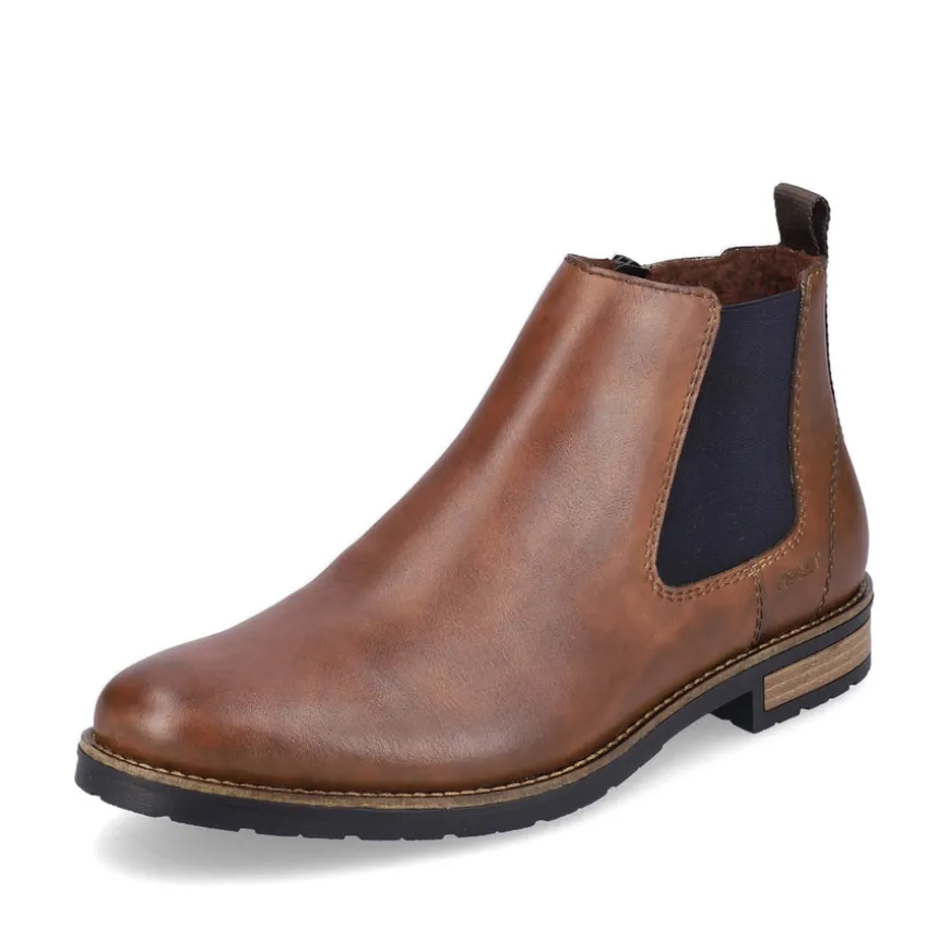 rieker_mens_dark_tan_leat_0.webp Rieker Mens Dark Tan Leather Inside-Zip Ankle Boot 14653-24