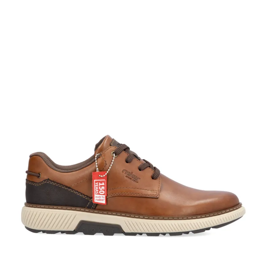 rieker_mens_tan_combinati_0-1.webp Rieker Mens Tan Combination Laced Casual Shoe B3313-24