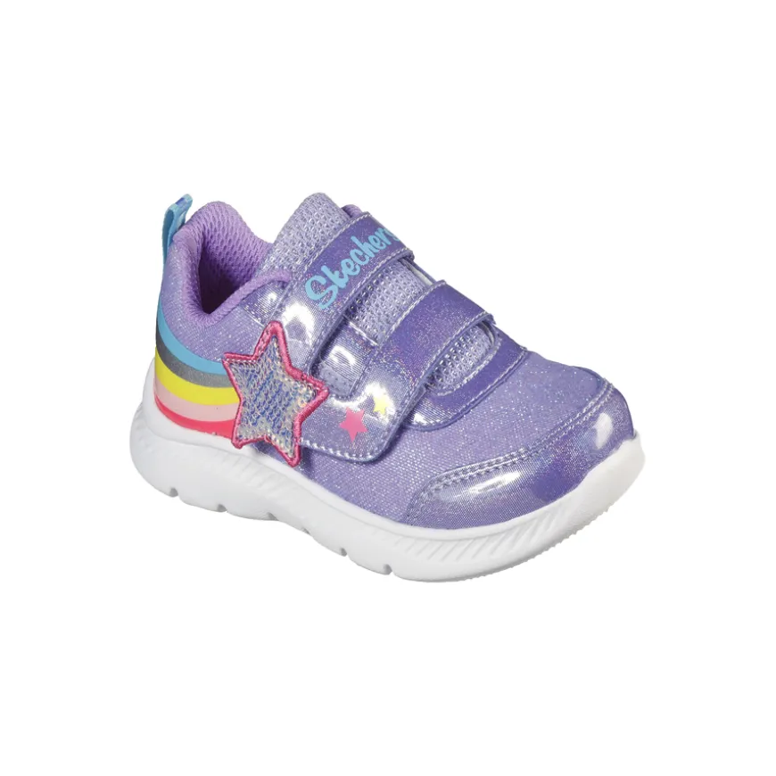skechers_kids_lavender_st_0.webp Skechers Kids Lavender STARRY SKIES Velcro Trainer 302711N/LAV