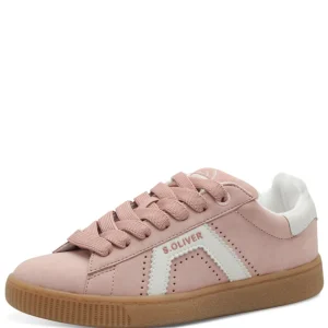 S.Oliver Ladies Rose Combination Laced Gum Sole Trainer 23633-44 544
