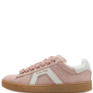 S.Oliver Ladies Rose Combination Laced Gum Sole Trainer 23633-44 544
